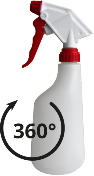 Mesto Trigger Sprayer 600 ml met 360° functie voor vloeistofspuiten