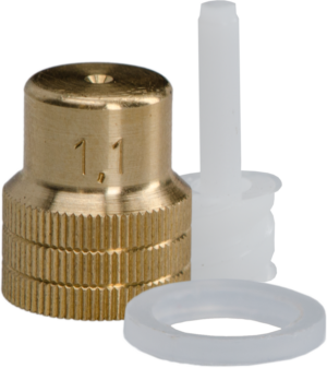 Mesto Spuitdop 1,1 mm met Wervel voor Drukspuiten