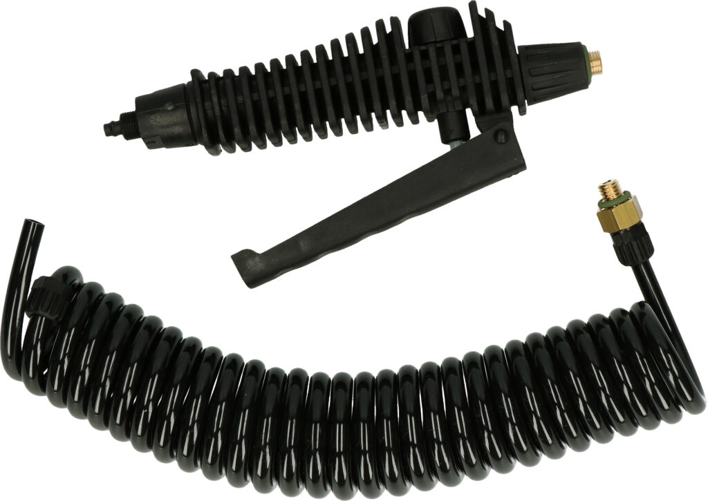 Mesto Inox Plus Spiraalslang 2,5 meter met revolverafsluiter - afbeelding 1