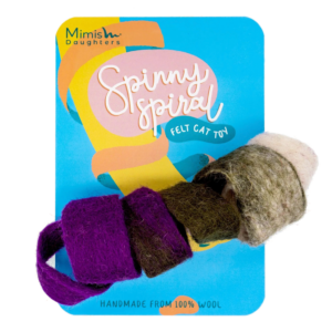 Mimis Daughters Spinny Spiral Purple - Speelgoed voor katten