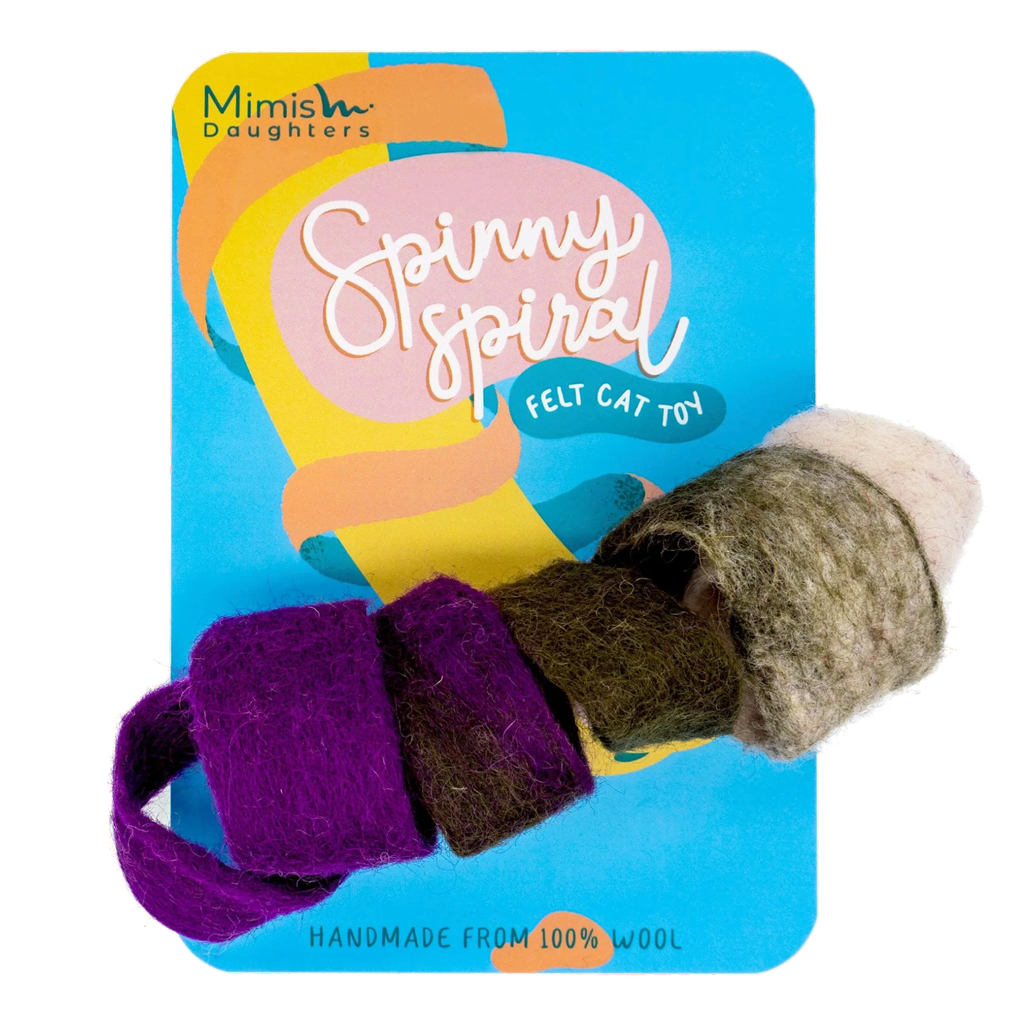 Mimis Daughters Spinny Spiral Purple - Speelgoed voor katten