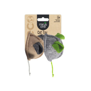Minus One Felt Cat Toys Muizen 2-pack - Duurzaam met Kattenkruid