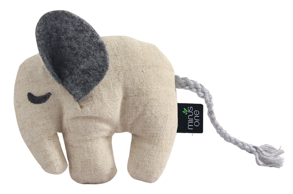Minus One Docile Buddy Kattenspeeltje Olifant - Duurzaam en Kattenkruid