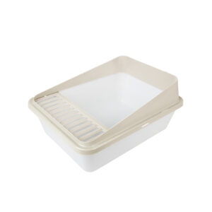 Minus One Cat Litter Box S Sand - Duurzame kattenbak van gerecycled plastic