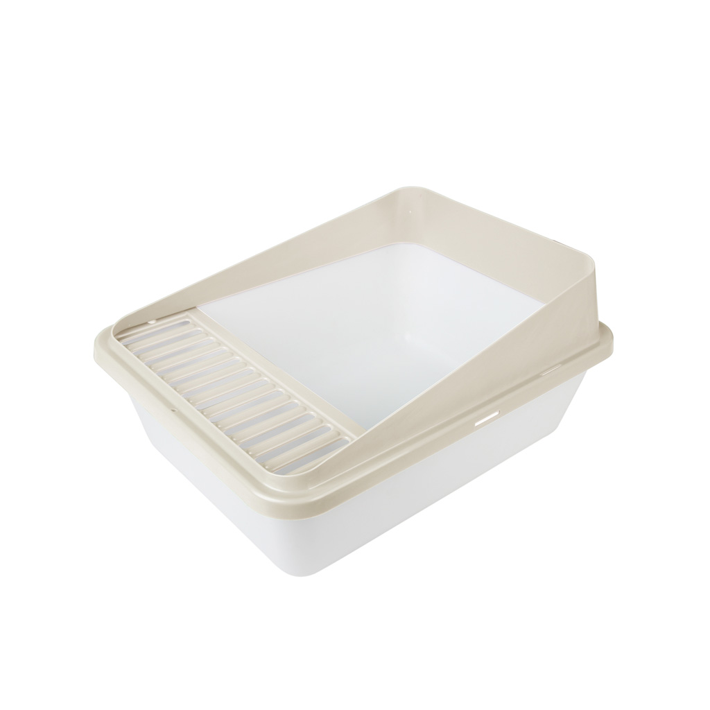Minus One Cat Litter Box S Sand - Duurzame kattenbak van gerecycled plastic - afbeelding 1