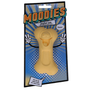 Moodies Joyful Lee kauwbot met vanille geur, natuurlijk rubber