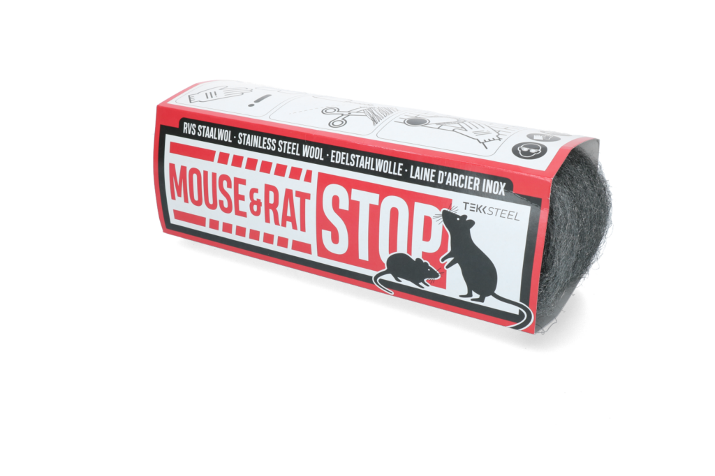 Mouse & Rat Stop RVS Staalwol 200 g - Wering tegen muizen en ratten - afbeelding 1