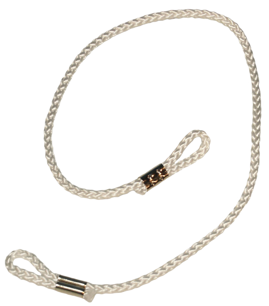 Nekkoord nylon met 2 oogjes - Merkloos