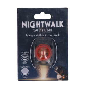 Nightwalk Safety Light Oranje - Veiligheidslampje voor hondenhalsband