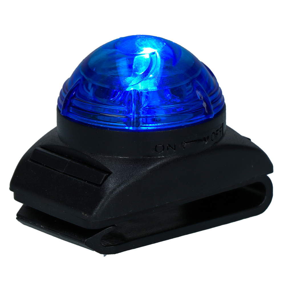 Nightwalk Safety Light Blauw - Veiligheidslampje voor hondenhalsband - afbeelding 3