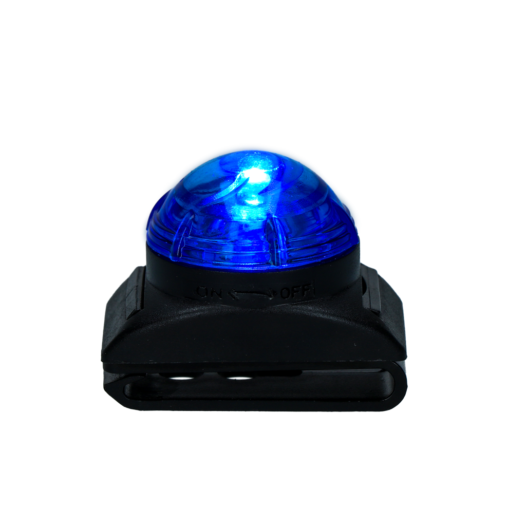 Nightwalk Safety Light Blauw - Veiligheidslampje voor hondenhalsband - afbeelding 4