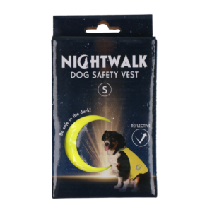 Nightwalk Safety Vest Geel S - Reflecterend Veiligheidsvest voor Honden