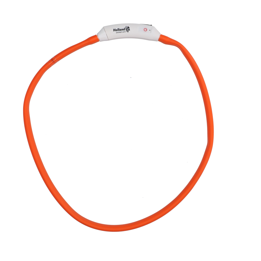 Nightwalk Safety Collar Oranje - Lichtgevende Halsband voor Honden - afbeelding 4
