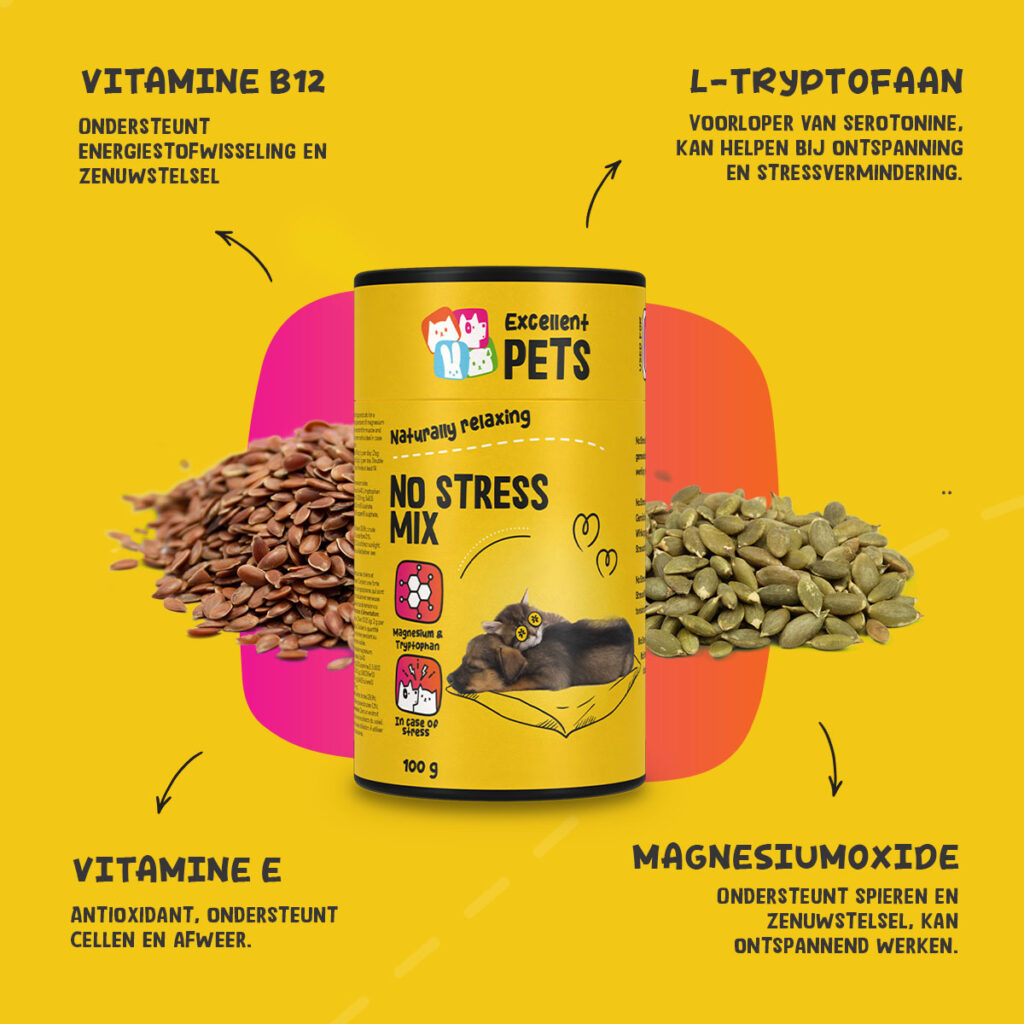 Excellent Pets No Stress Mix 100 g - Rustgevend voor Honden en Katten - afbeelding 6