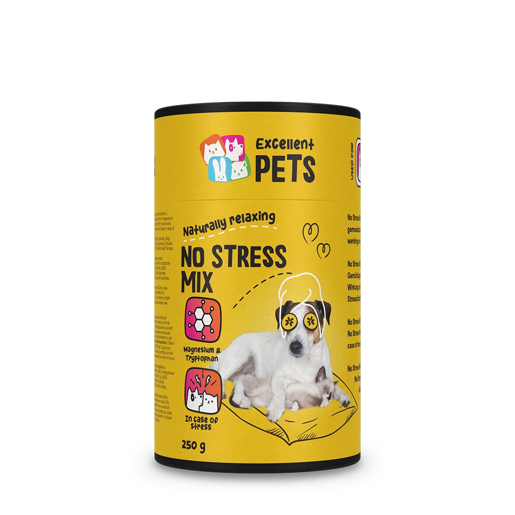 Excellent Pets No Stress Mix 250 g - Rustgevend supplement voor honden en katten - afbeelding 1
