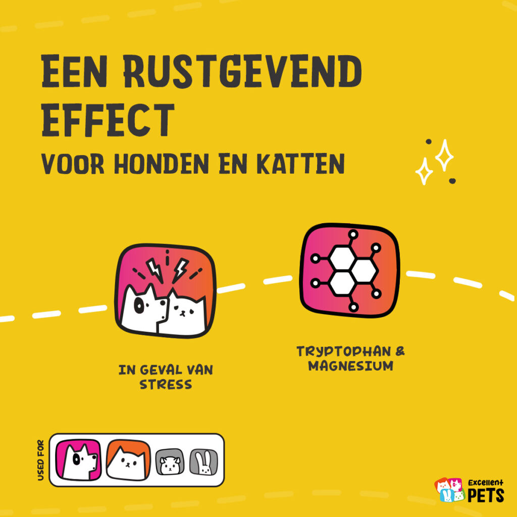 Excellent Pets No Stress Mix 250 g - Rustgevend supplement voor honden en katten - afbeelding 5