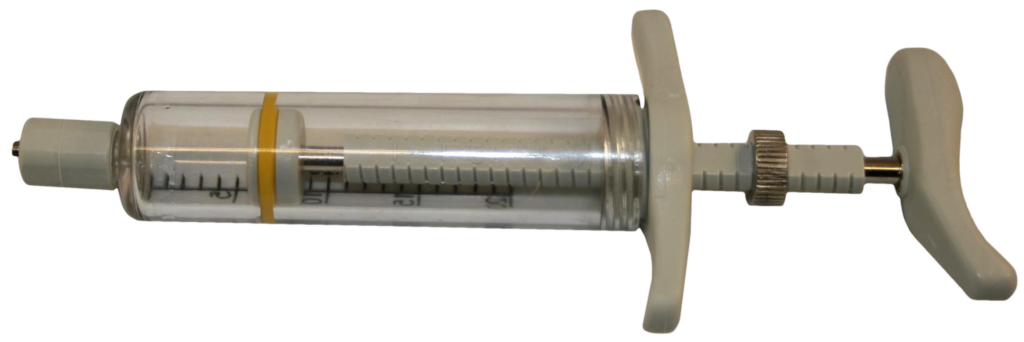 Nylonspuit 20ml Luer Lock instelbaar