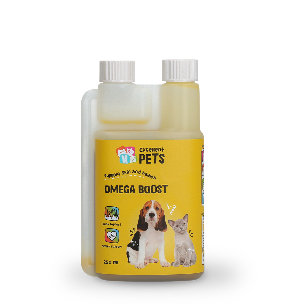 Excellent Pets Omega Boost 250 ml - Vloeibaar supplement voor honden en katten - afbeelding 1
