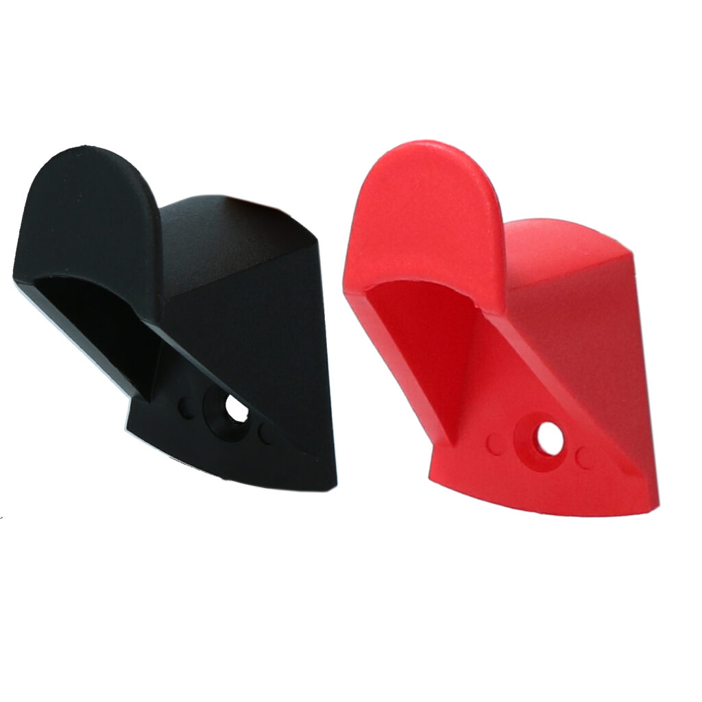 Ophanghaak Zwart Vplast - 3,5 x 3 cm voor Halsters en Dekens - afbeelding 3