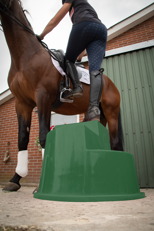 Excellent Horse Opstaphulp 3 Treden Groen - Veilig en Multifunctioneel - afbeelding 5