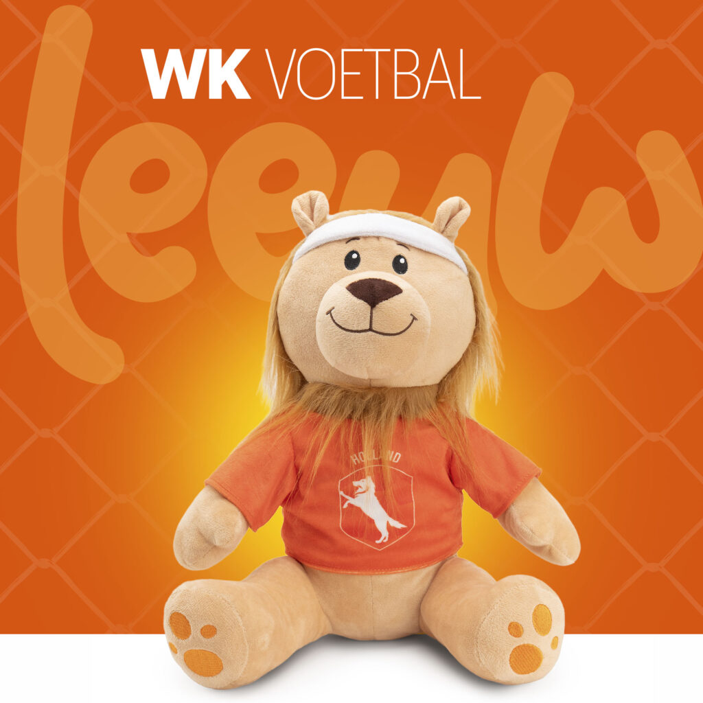 Oranje Leeuw L - Knuffel voor Honden van Hofman Animal Care - afbeelding 2