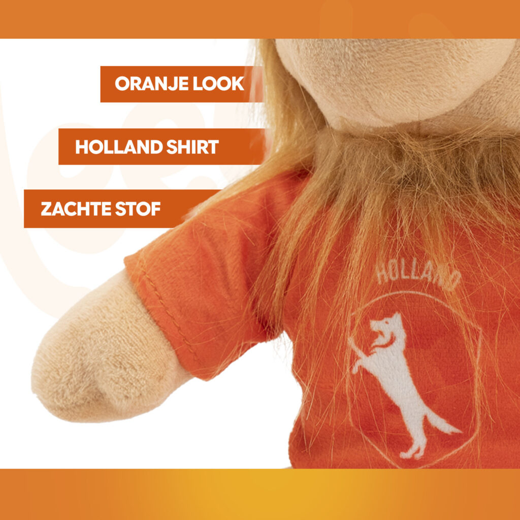 Oranje Leeuw M - Hofman Animal Care - Hondenknuffel - afbeelding 4