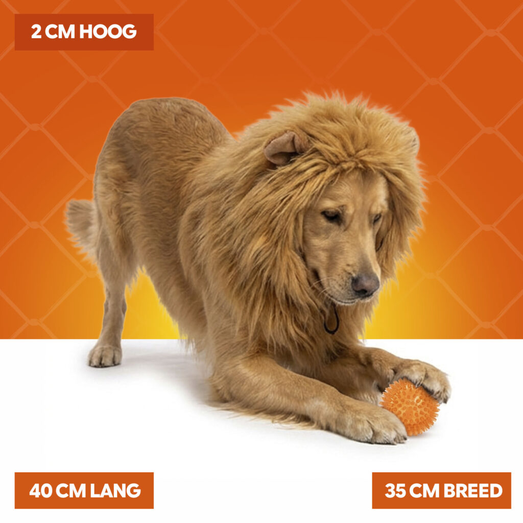 Oranje Manen Tooi L - Hofman Animal Care - afbeelding 5