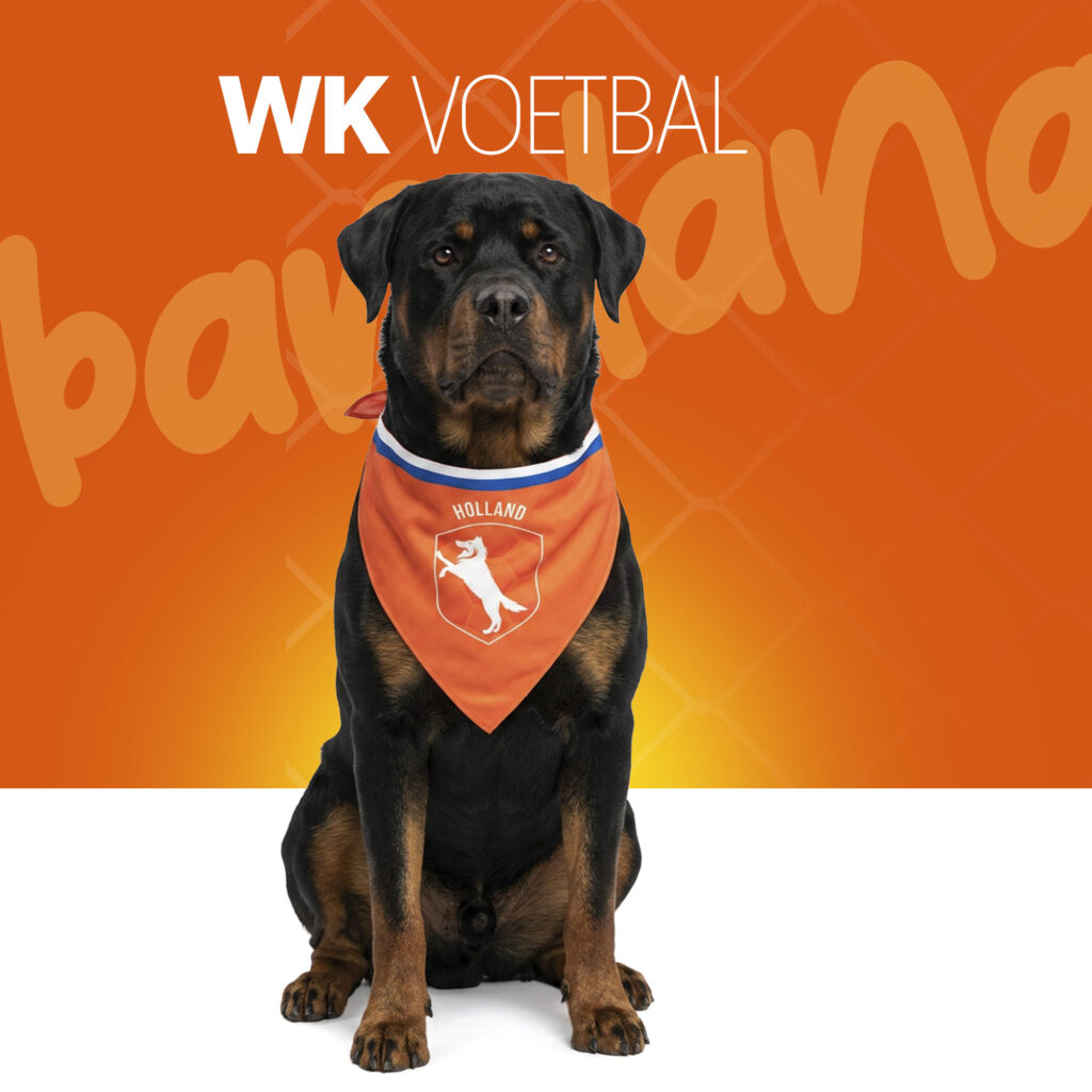 Oranje Bandana Holland L - Hofman Animal Care - afbeelding 2