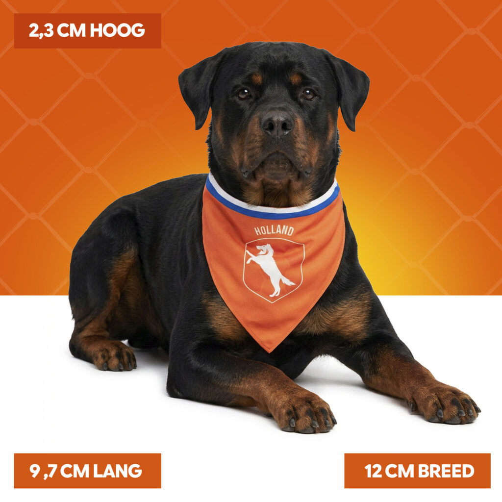 Oranje Bandana Holland L - Hofman Animal Care - afbeelding 4