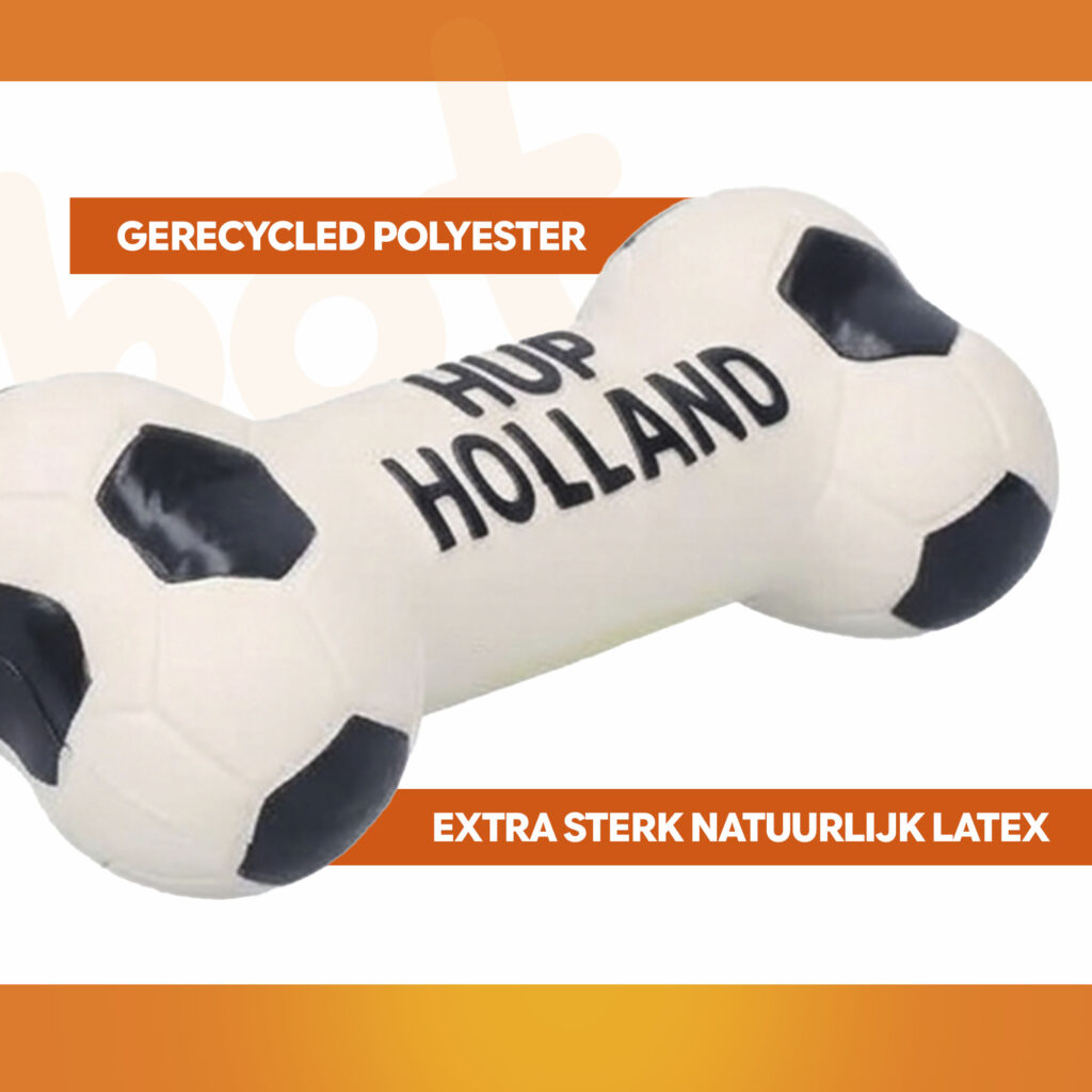 Oranje Latex Hondenspeeltje Bot - Hofman Animal Care - afbeelding 3