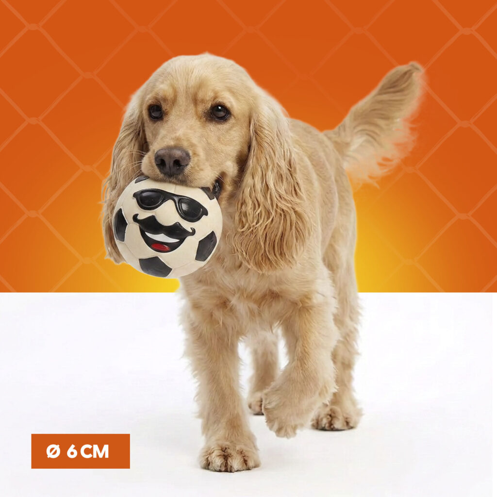 Oranje Mr WK Soccer M - Hondenspeeltje van Hofman Animal Care - afbeelding 4