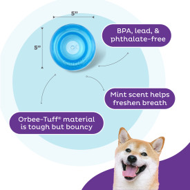 Outward Hound Orbee-Tuff Snoop L Blauw - Interactief Honden Speelgoed - afbeelding 4