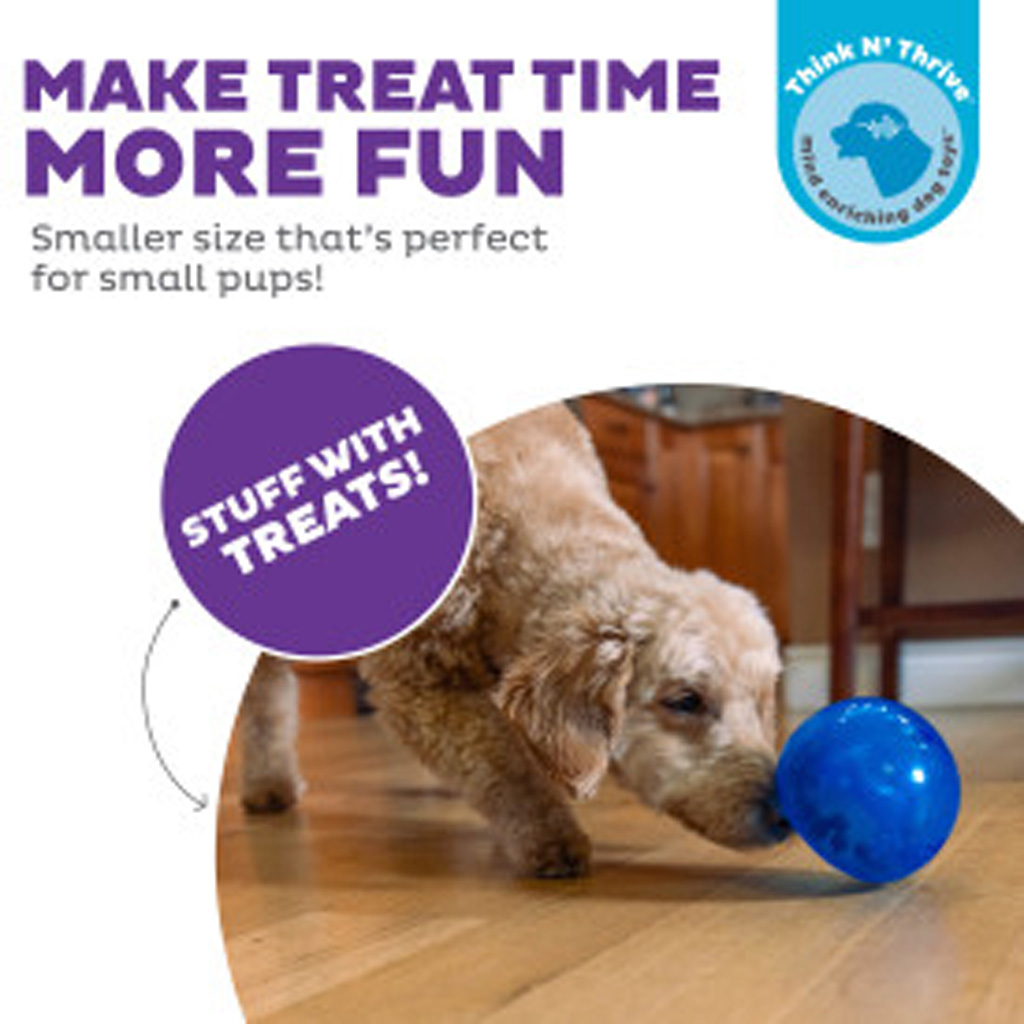 Outward Hound Orbee-Tuff Snoop M Blauw - Interactief Traktatiespeeltje - afbeelding 2
