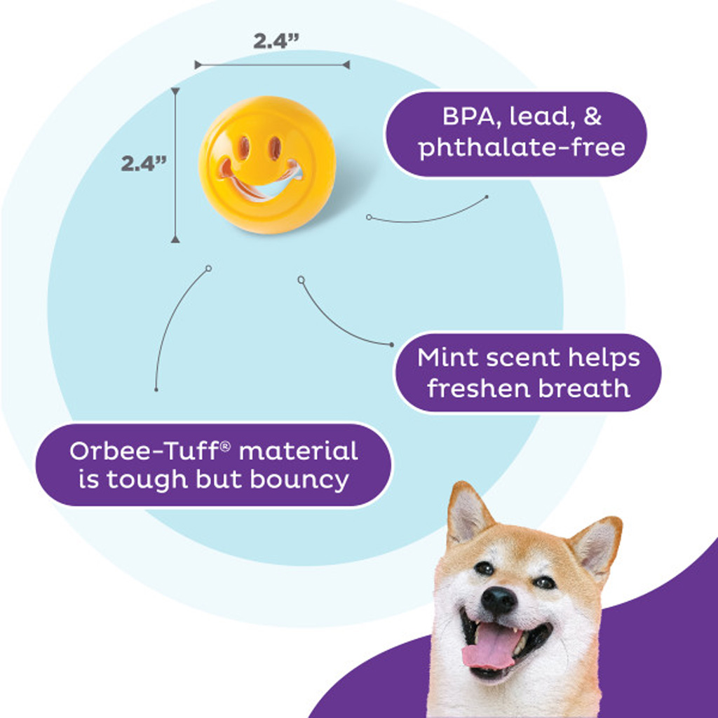 Outward Hound Orbee-Tuff Nooks Geel - Vullend Speeltje voor Honden - afbeelding 5
