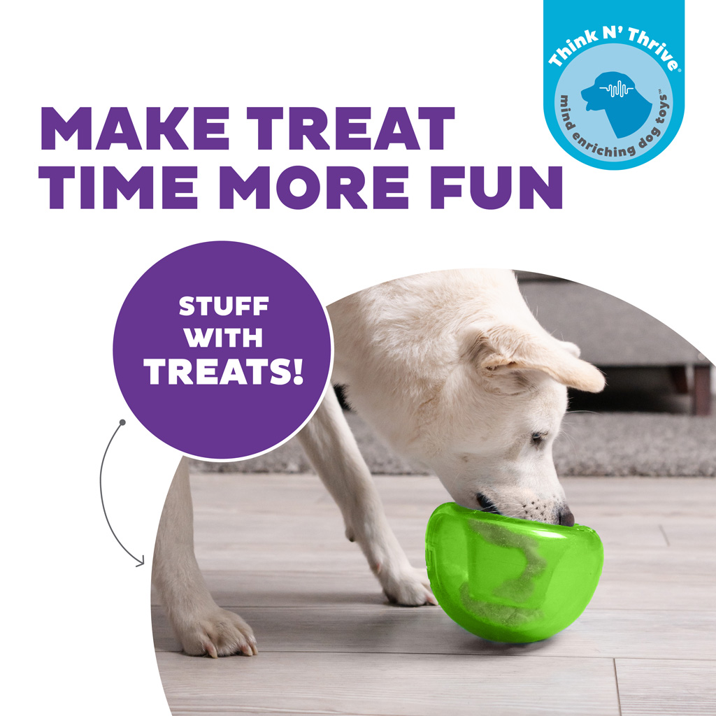Outward Hound Orbee-Tuff Snoop L Groen - Interactief Traktatiespeeltje - afbeelding 3