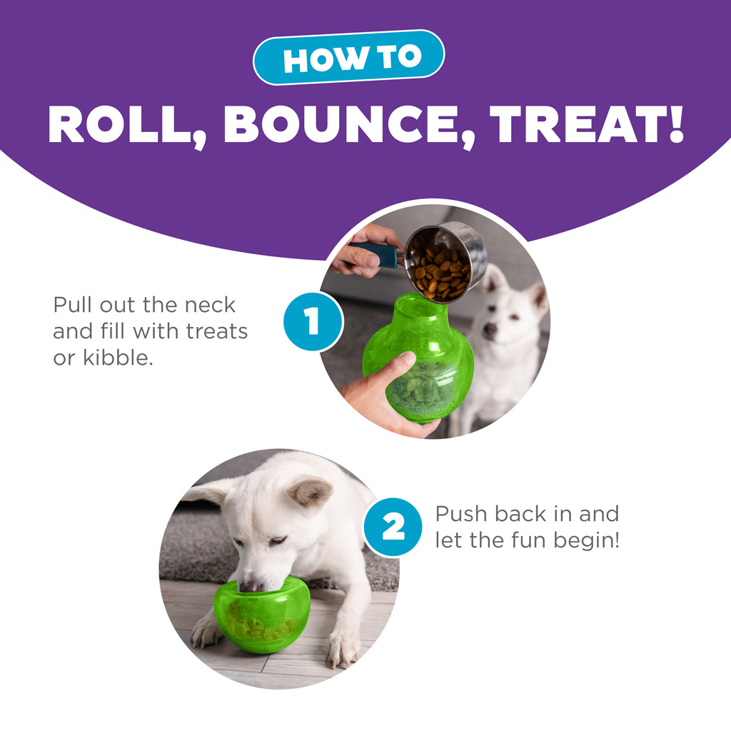 Outward Hound Orbee-Tuff Snoop L Groen - Interactief Traktatiespeeltje - afbeelding 6