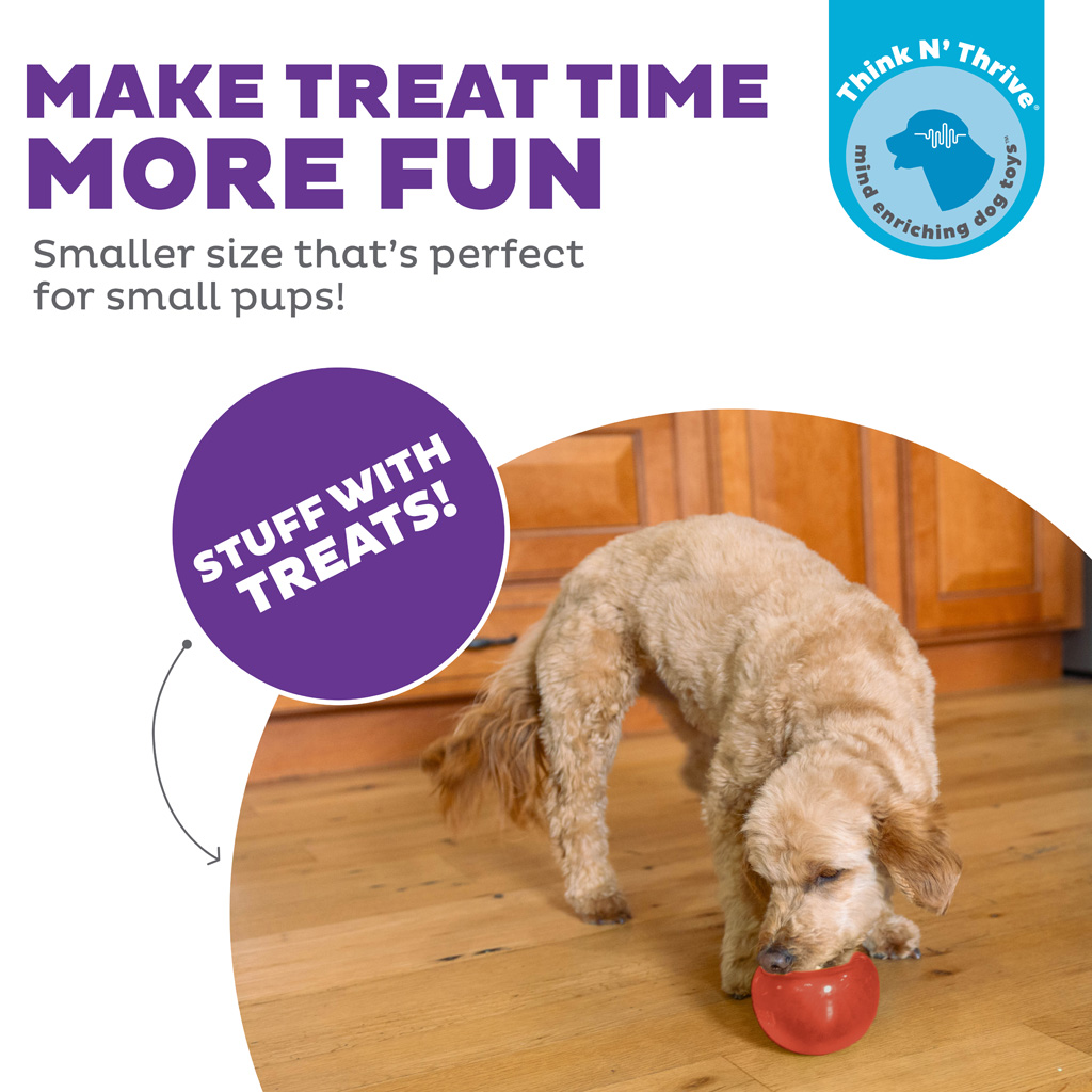 Outward Hound Orbee-Tuff Snoop S Rood - Interactief Traktatiespeeltje - afbeelding 4