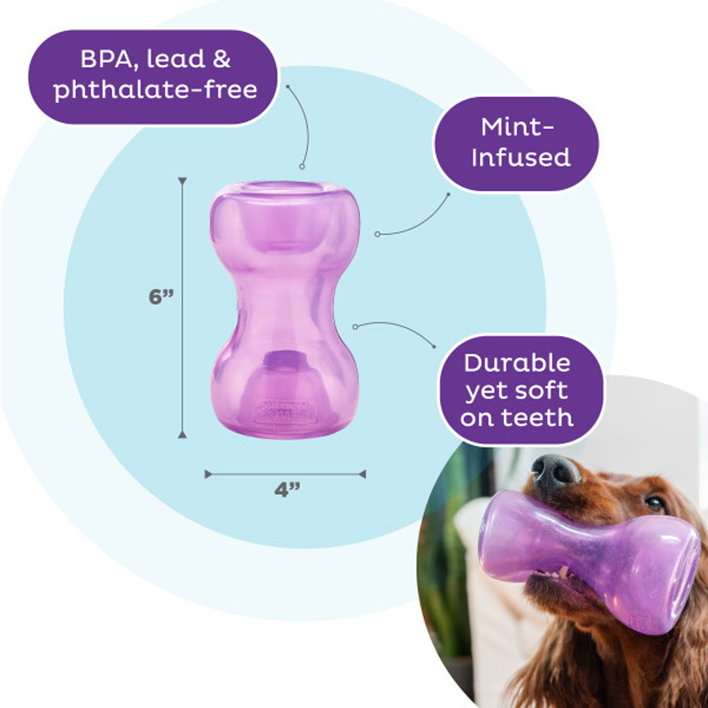 Outward Hound Double Snoop Paars - Interactief Traktatiespeeltje voor Honden - afbeelding 3