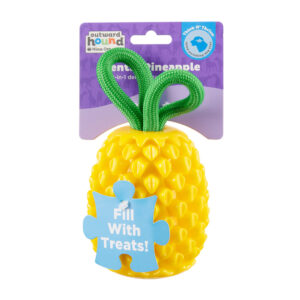 Outward Hound Dental Pineapple 2-in-1 Kauwspeeltje en Vulbaar Speeltje