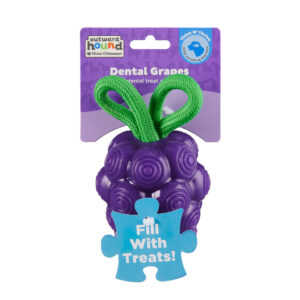 Outward Hound Dental Grapes 2-in-1 Kauwspeeltje met Fruitige Geur