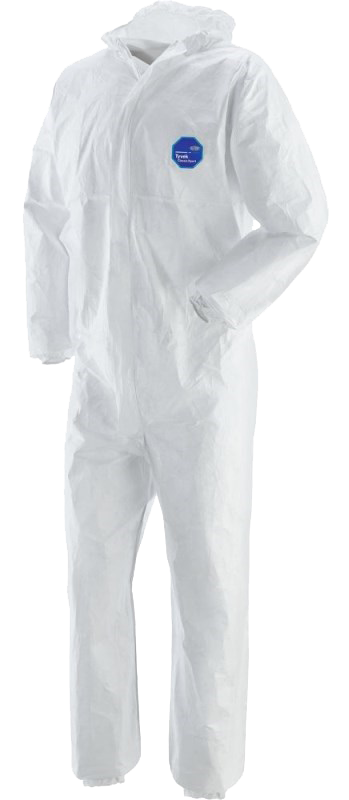 Tyvek Overall XXL - Disposable Bescherming voor Reiniging en Ontsmetting - afbeelding 2