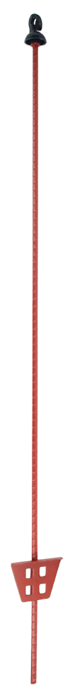 Instappaal 105 cm ovaal veerstalen met krulisolator - ZoneGuard