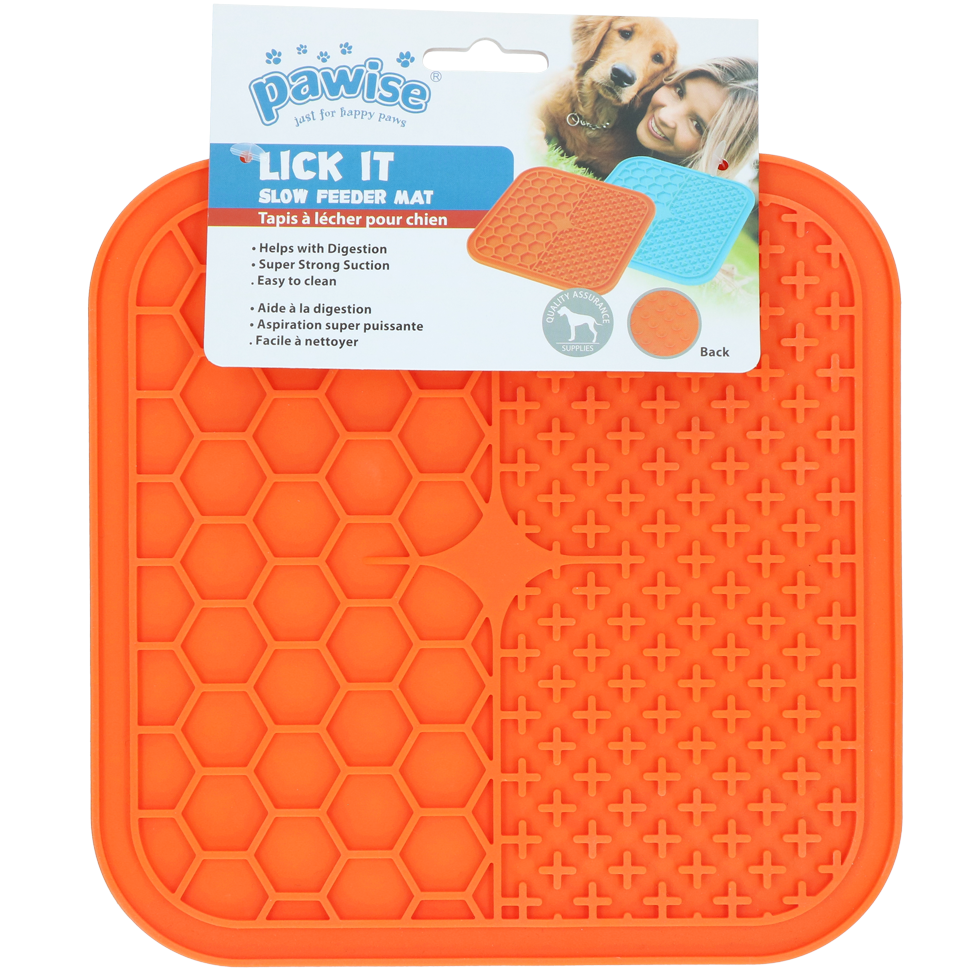 Pawise Dog Lick Mat - Voorkom schrokken met een likmat voor honden - afbeelding 1