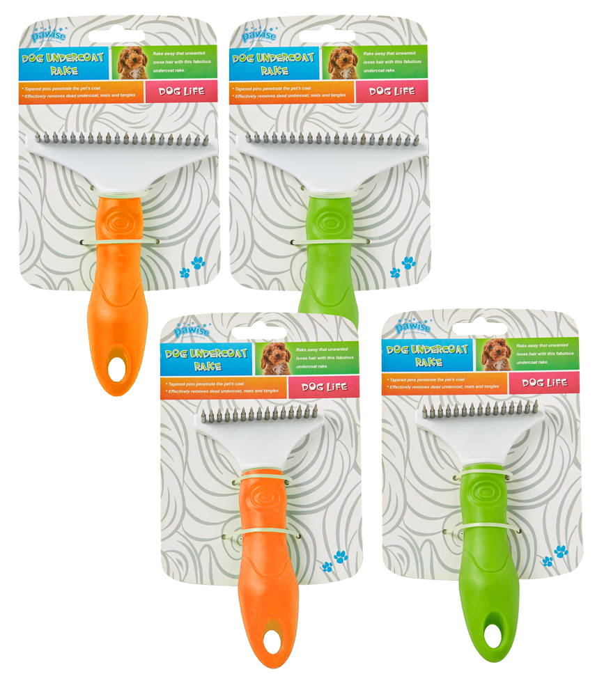 Pawise Dog Undercoat Rake L - Verzorgingsborstel voor Honden - afbeelding 1