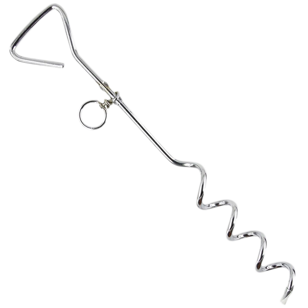 Pawise Spiral Aanlegpin 40 cm voor honden