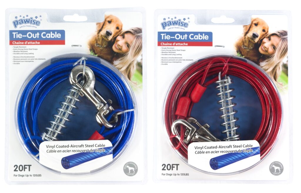 Pawise Tie Out Heavy Duty aanleglijn 7 meter - afbeelding 1