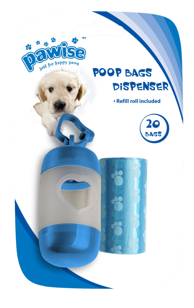 Pawise Poop Bag Dispenser met 40 Poepzakjes - afbeelding 2