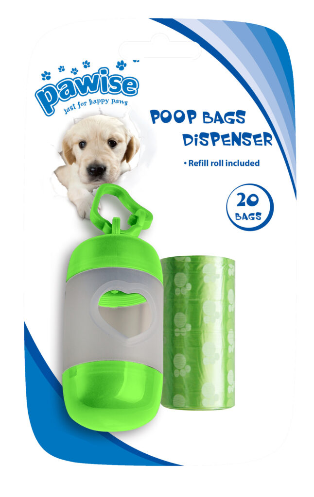 Pawise Poop Bag Dispenser met 40 Poepzakjes - afbeelding 4