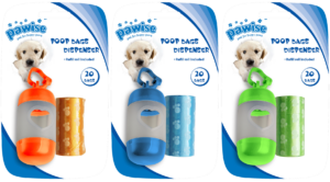 Pawise Poop Bag Dispenser met 40 Poepzakjes