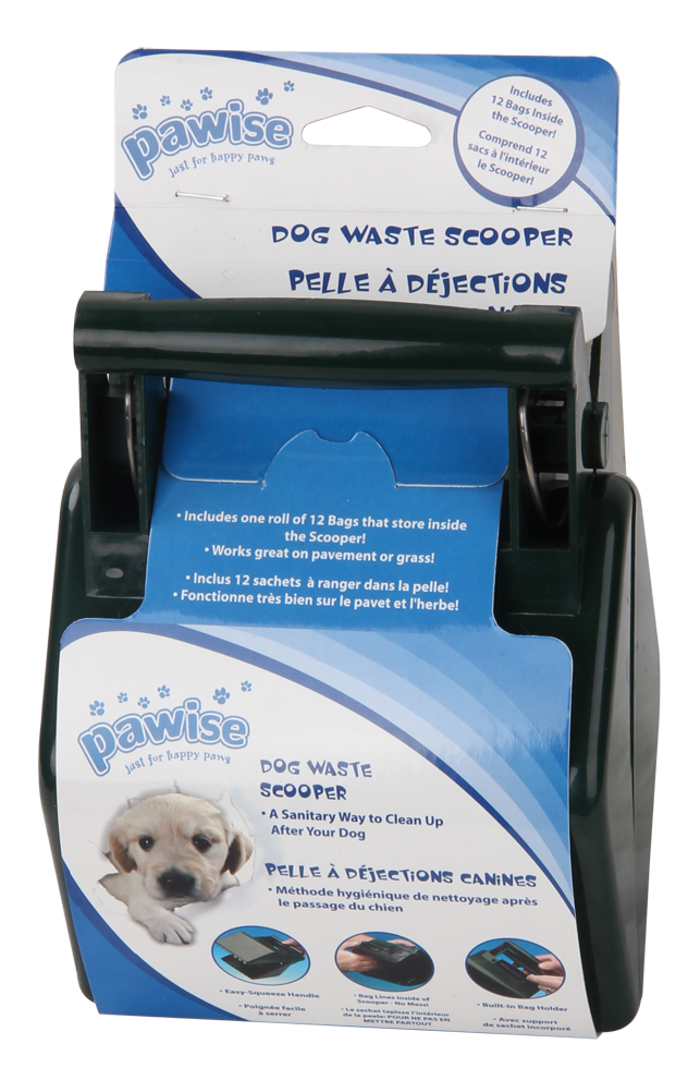 Pawise Waste Scooper met 12 Poepzakjes - 13,6 x 19 cm - afbeelding 2